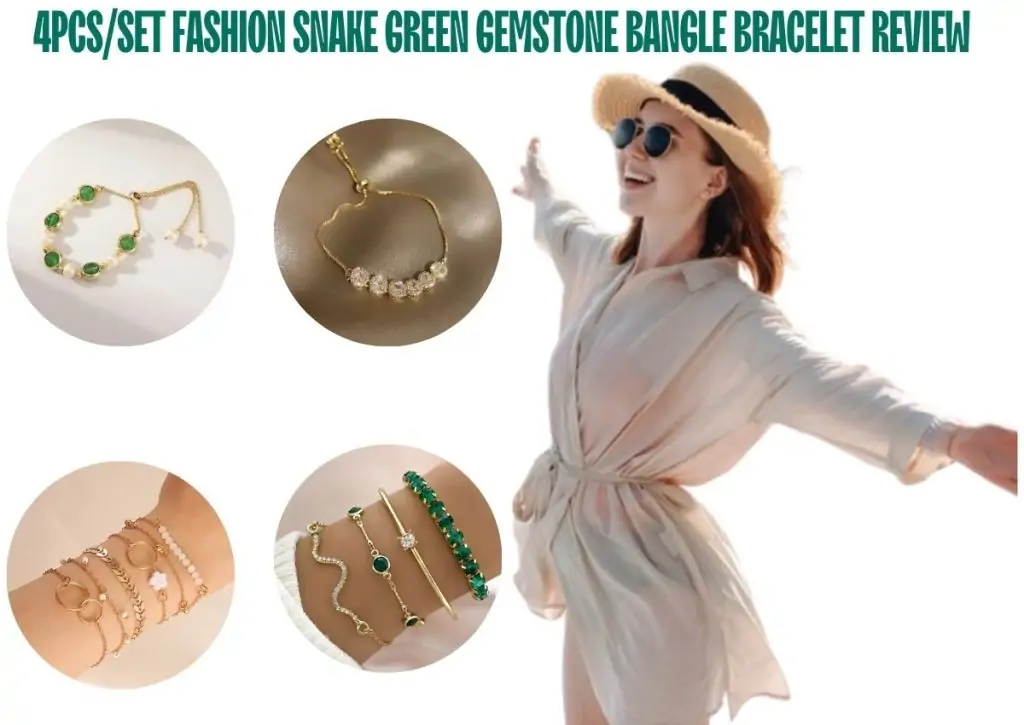 Green Gemstone Bangle Bracelet Review