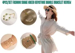 Green Gemstone Bangle Bracelet Review