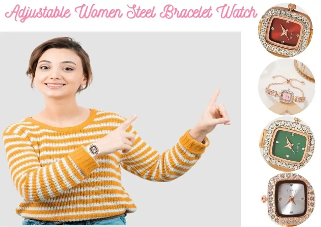 Adjustable Women Steel Bracelet Watch Review