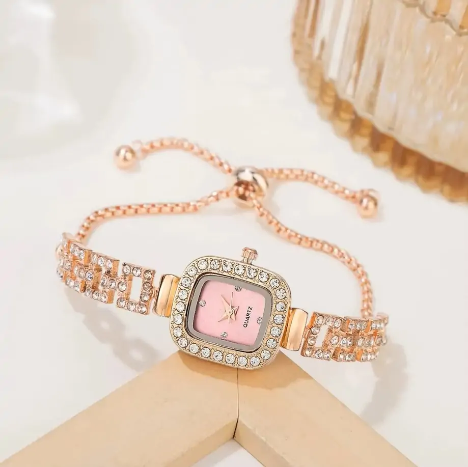 Adjustable Women Steel Bracelet Watch Review: Luxury Fashion Small Square Dial Quartz Watch 5 Adjustable Women Steel Bracelet Watch Review