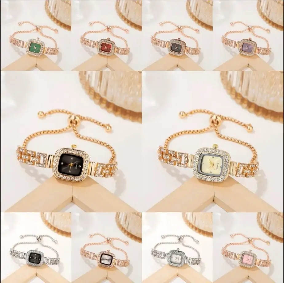 Adjustable Women Steel Bracelet Watch Review: Luxury Fashion Small Square Dial Quartz Watch 3 Adjustable Women Steel Bracelet Watch Review