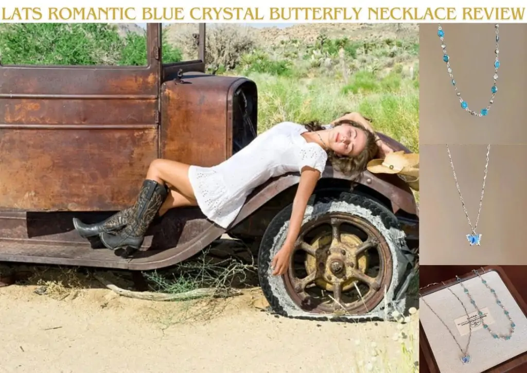 LATS Romantic Blue Crystal Butterfly Necklace Review