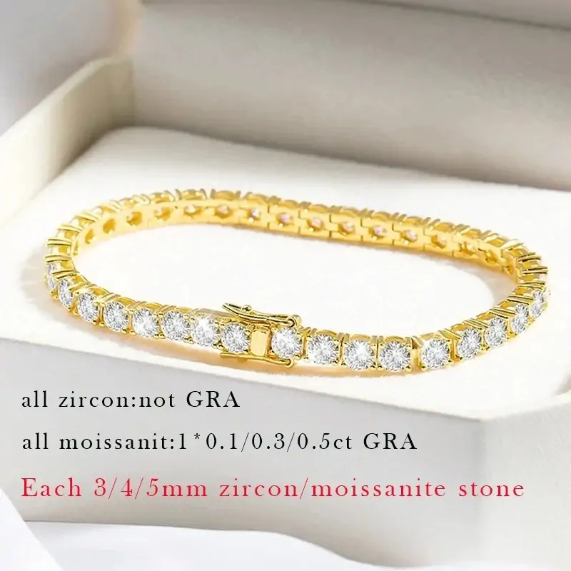 Smyoue 18K Gold Plated Moissanite Tennis Bracelet Review: A Timeless Classic for Every Occasion 6 Smyoue 18K Gold Plated Moissanite Tennis Bracelet Review