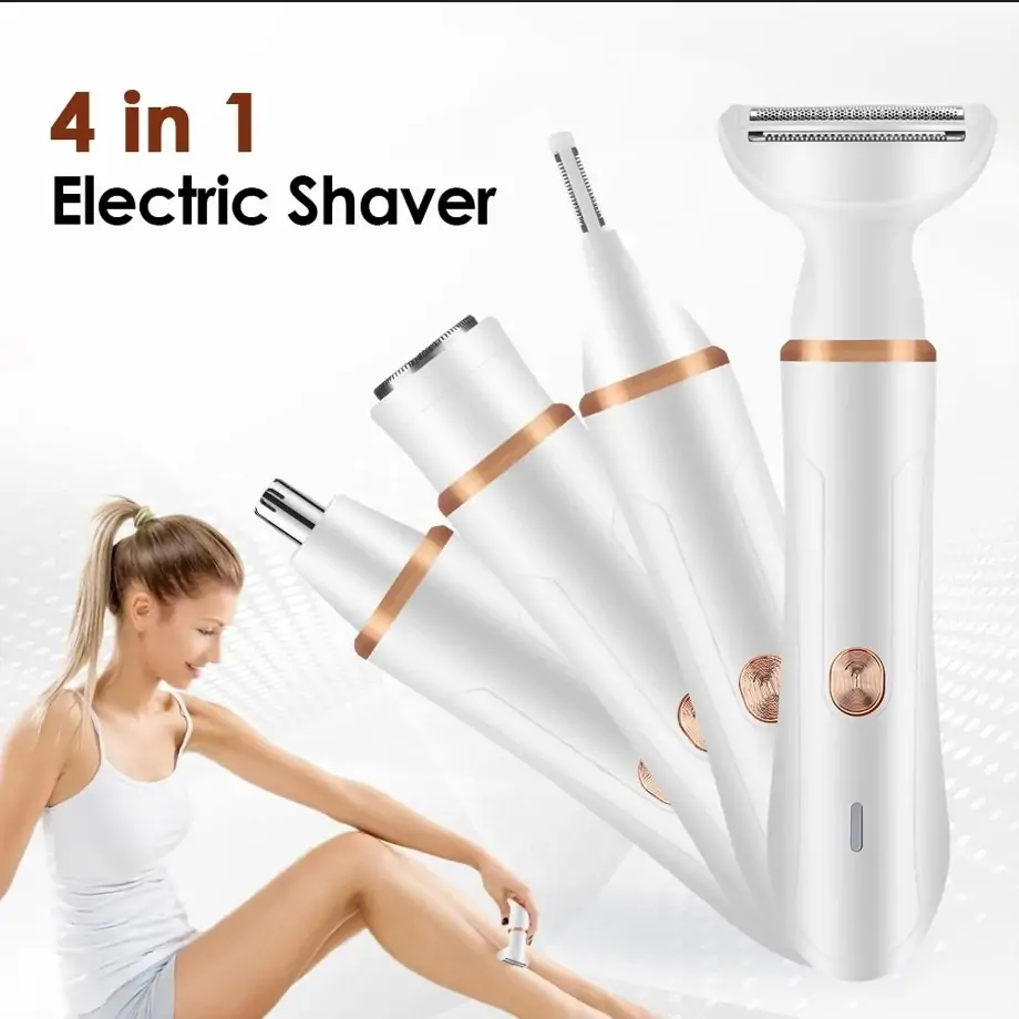 Rechargeable Epilator Electric Razor Review: The Ultimate 4-in-1 Painless Lady Shaver for Women 2 Rechargeable Epilator Electric Razor Review