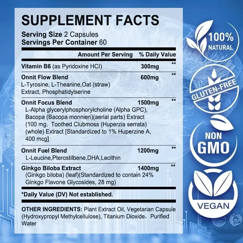 Brain Health Memory Support 5000 mg