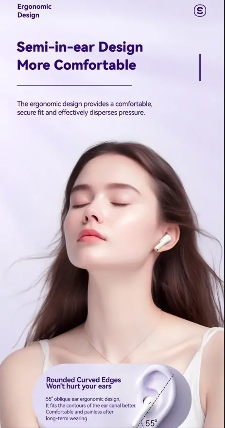 Essager Wireless Bluetooth 5.3 Headphones Review: TWS Earphones Mini Headset with Charging Case & Mic 2 Essager Wireless Bluetooth 5.3 Headphones Review