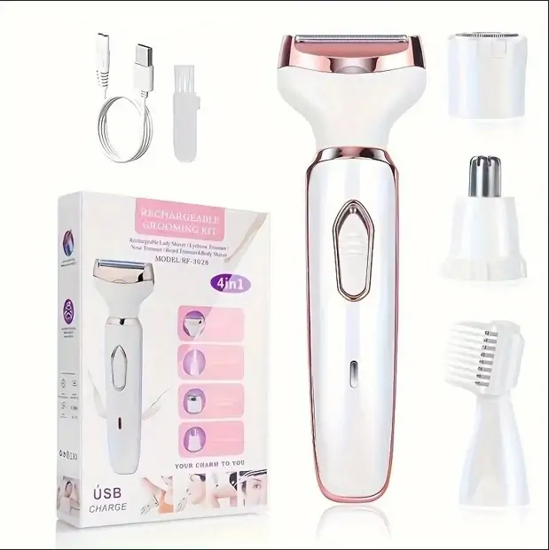 4-in-1 Electric Epilator Review 2025: Best Painless Hair Removal for Women 5 4-in-1 Electric Epilator Review 2025
