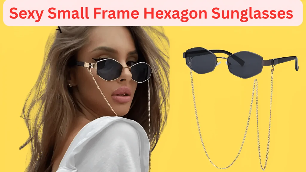 Sexy Small Frame Hexagon Sunglasses