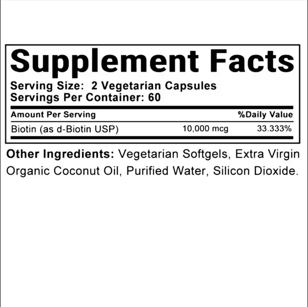 Biotin 10000 mcg Review 