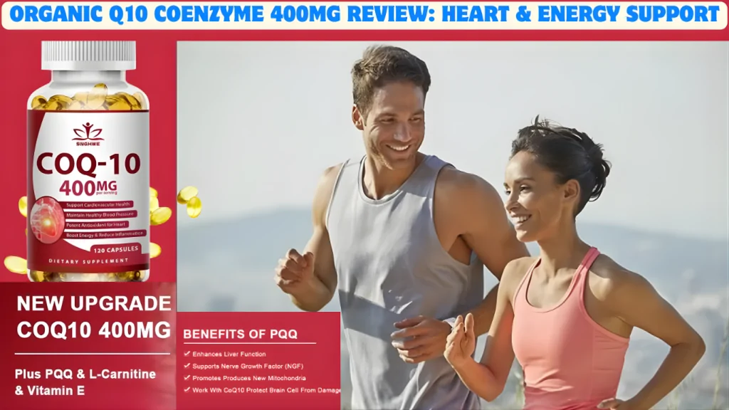 Organic Q10 Coenzyme 400mg Capsules Review