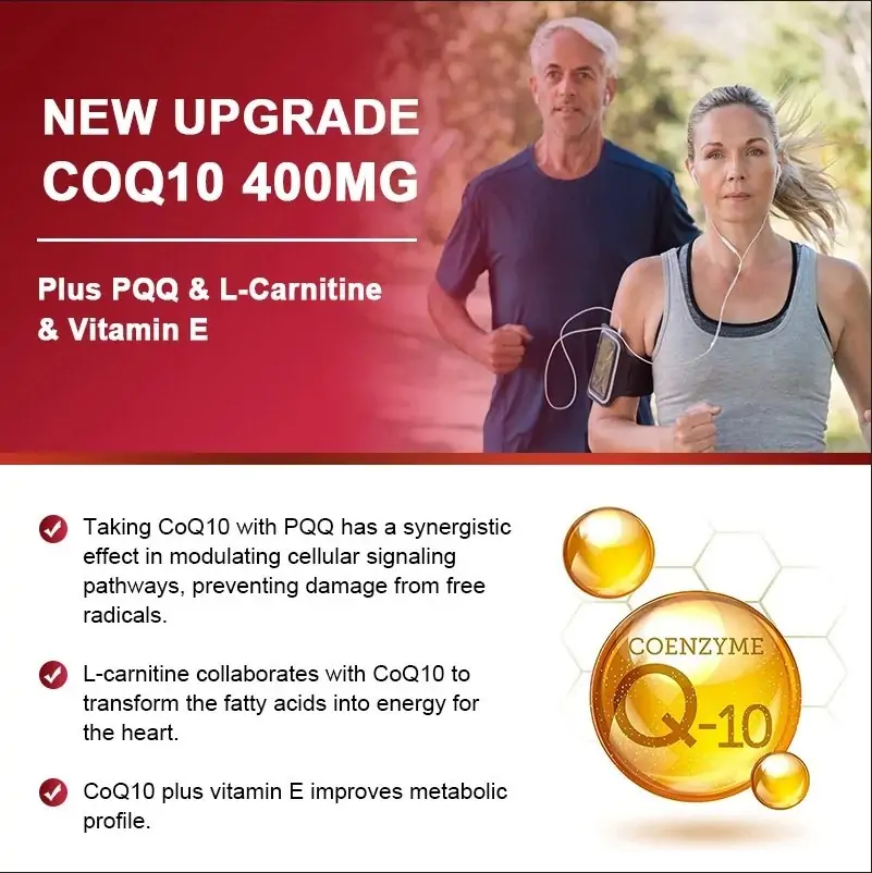 Organic Q10 Coenzyme 400mg Capsules Review