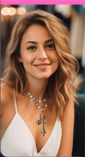 Best Unisex Goth Pearl Cross Choker Necklace