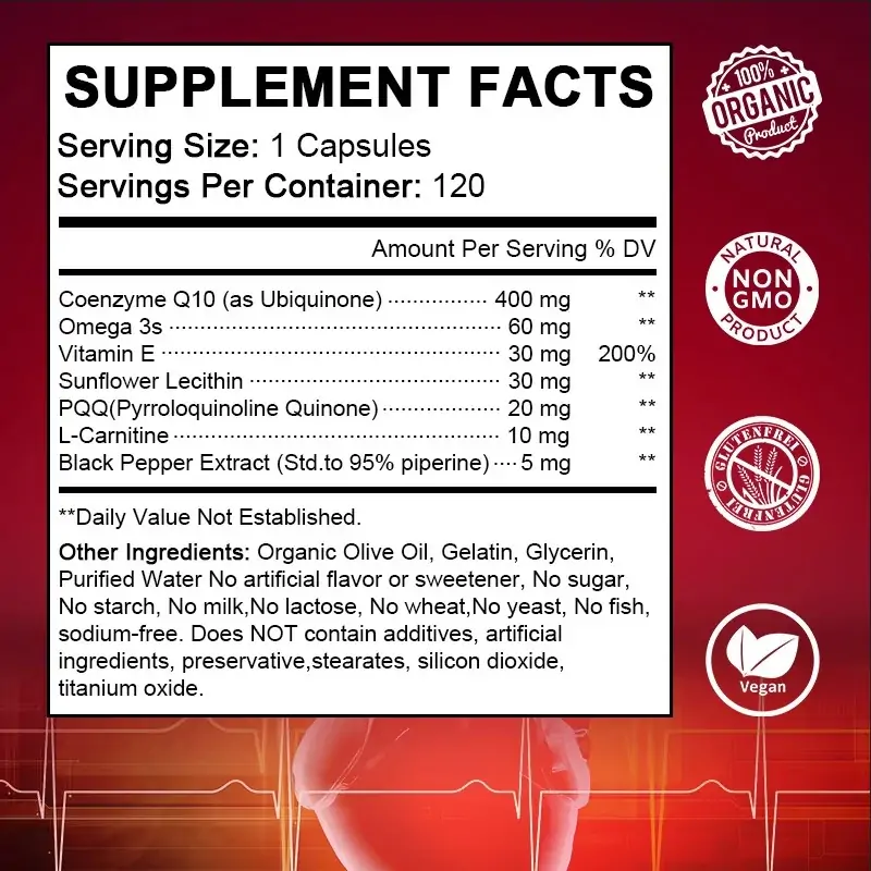 Organic Q10 Coenzyme 400mg Review