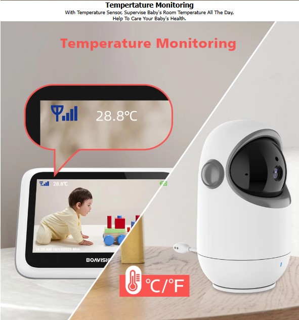 The Ultimate Review: BOAVISION VB801 4.3 Inch Video Baby Monitor with Pan-Tilt Camera 15 The Ultimate Review