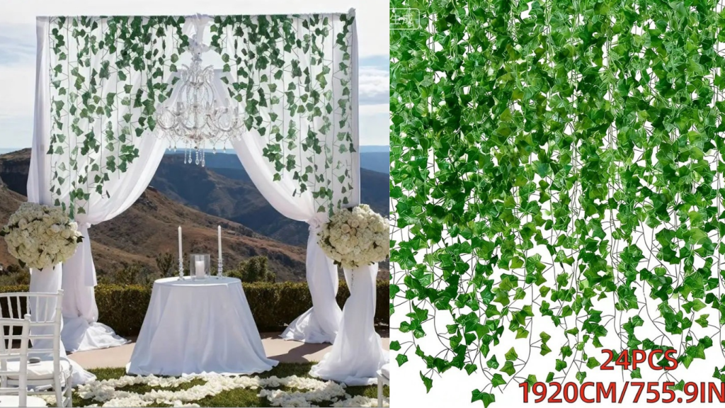 Transform Your Space: The Ultimate Guide to Wall Decoration with Sinsoledad Artificial Greenery Vines 4 Transform Your Space