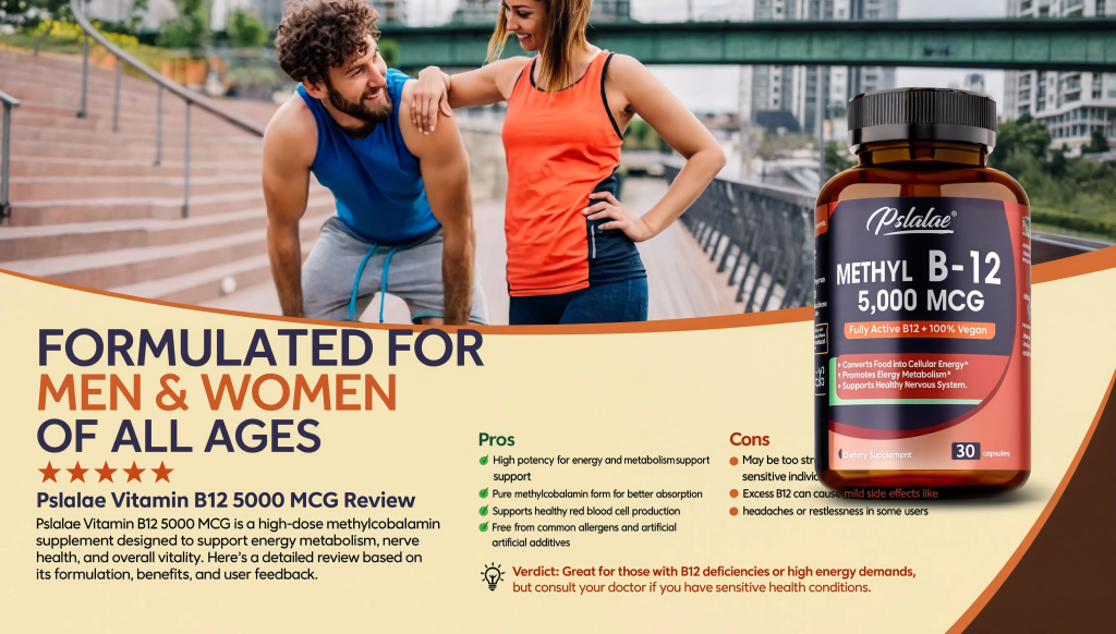 Pslalae Vitamin B12 5000 MCG Review: The Ultimate Bioactive Supplement 3 Pslalae Vitamin B12 5000 MCG Review