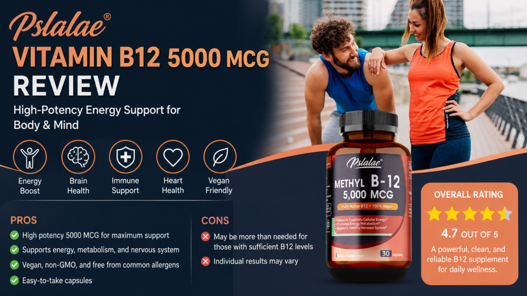 Pslalae Vitamin B12 5000 MCG Review: The Ultimate Bioactive Supplement 9 Pslalae Vitamin B12 5000 MCG Review
