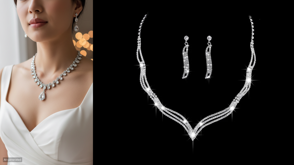 Ultimate Rhinestone Wedding Jewelry Set Review 3 Ultimate Rhinestone Wedding Jewelry