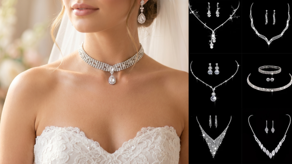 Ultimate Rhinestone Wedding Jewelry Set Review 5 Ultimate Rhinestone Wedding Jewelry