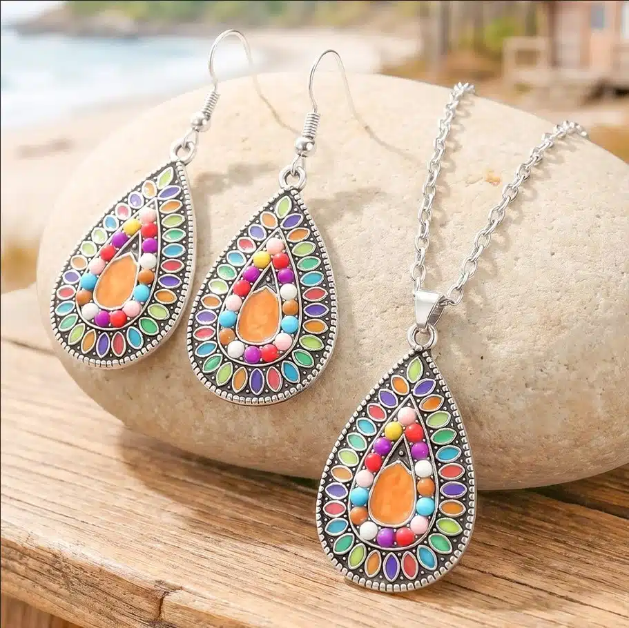 Best Bohemian Colorful Enamel Jewelry for Vacation Wear 4 Best Bohemian