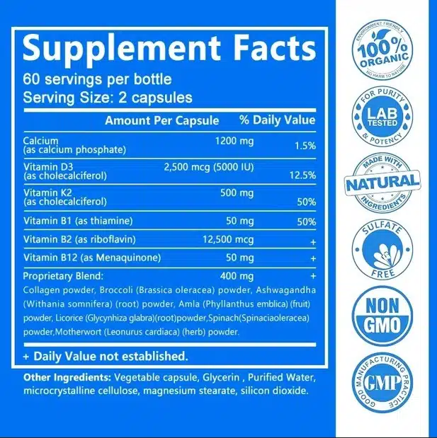 How to Relieve Joint Pain Fast: Calcium D3 K2 B12 10 How to Relieve Joint Pain Fast