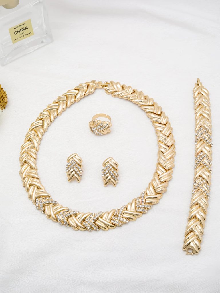 Best Affordable: 4-Piece Dubai Gold Jewelry Set for Women 12 Best Affordable