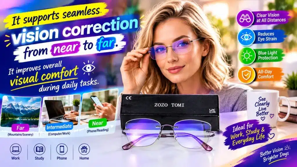 Women’s Progressive Cat Eye Reading Glasses