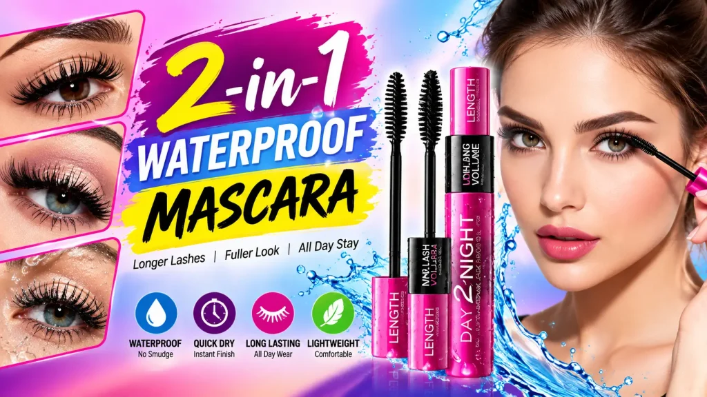 2-in-1 Waterproof Mascara
