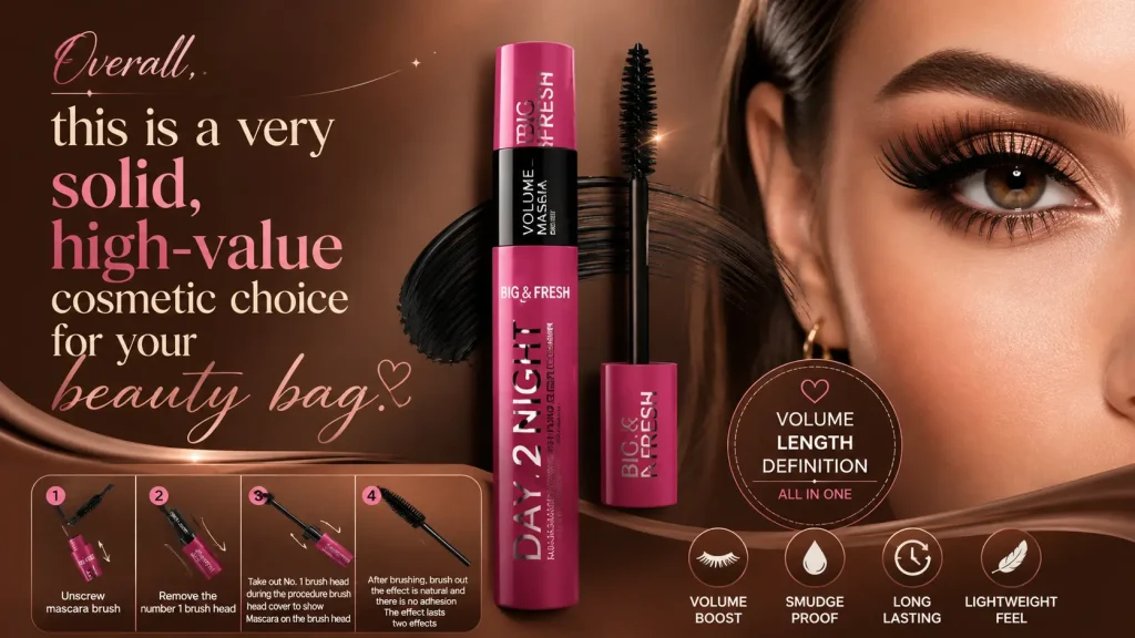 2-in-1 Waterproof Mascara" or "Quick Dry Mascara 6 2-in-1 Waterproof Mascara