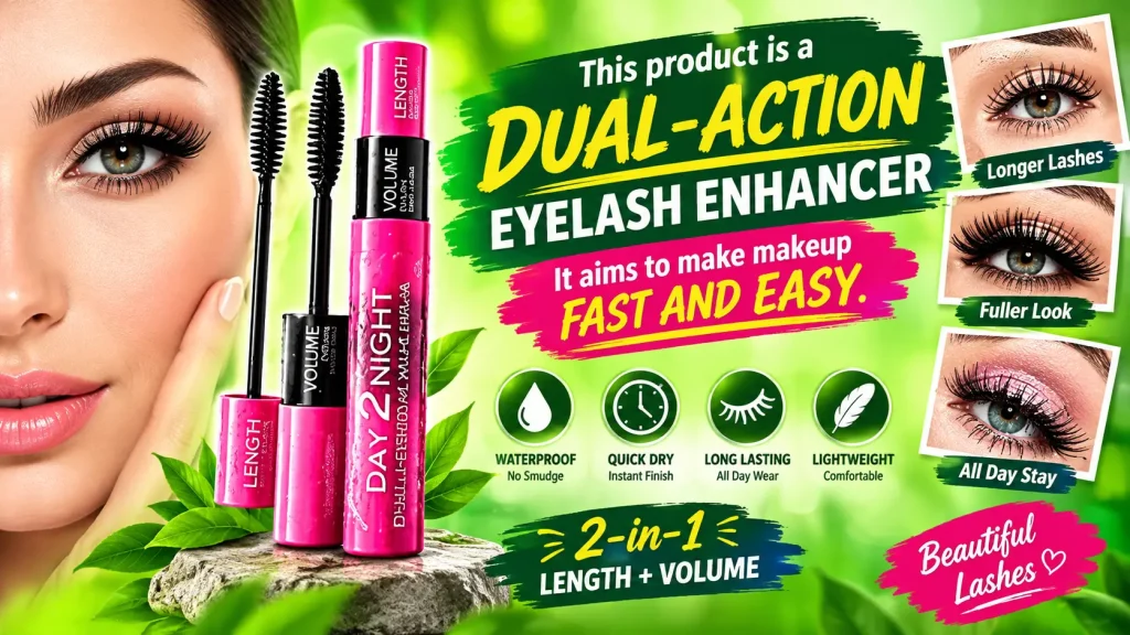 2-in-1 Waterproof Mascara" or "Quick Dry Mascara 7 2-in-1 Waterproof Mascara