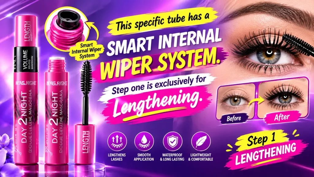 2-in-1 Waterproof Mascara" or "Quick Dry Mascara 9 2-in-1 Waterproof Mascara