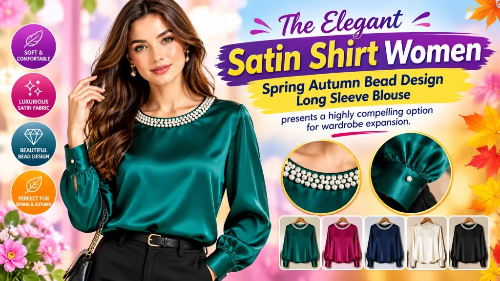 Affordable Luxury: Stunning, Flattering Satin Pullover Tops 6 Affordable Luxury